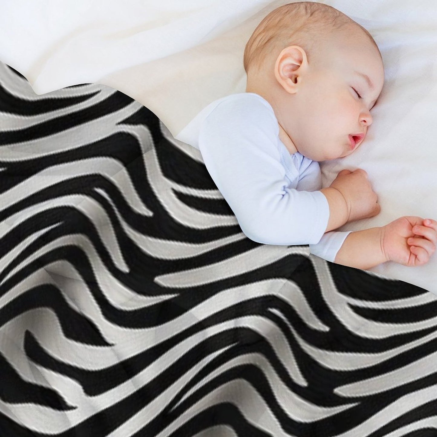 Unique Zebra Skin Pattern Throw Blanket