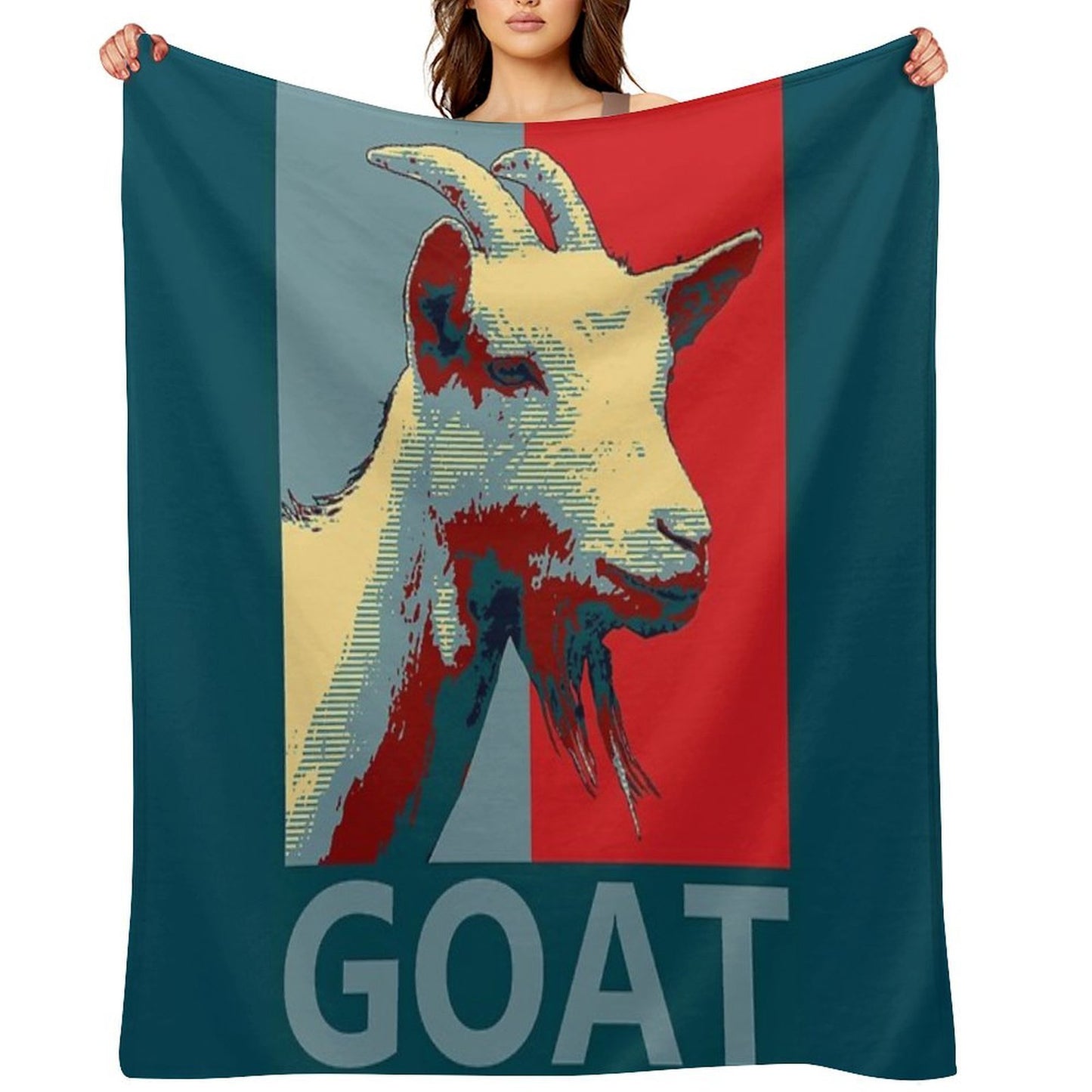 GOAT Throw Blanket