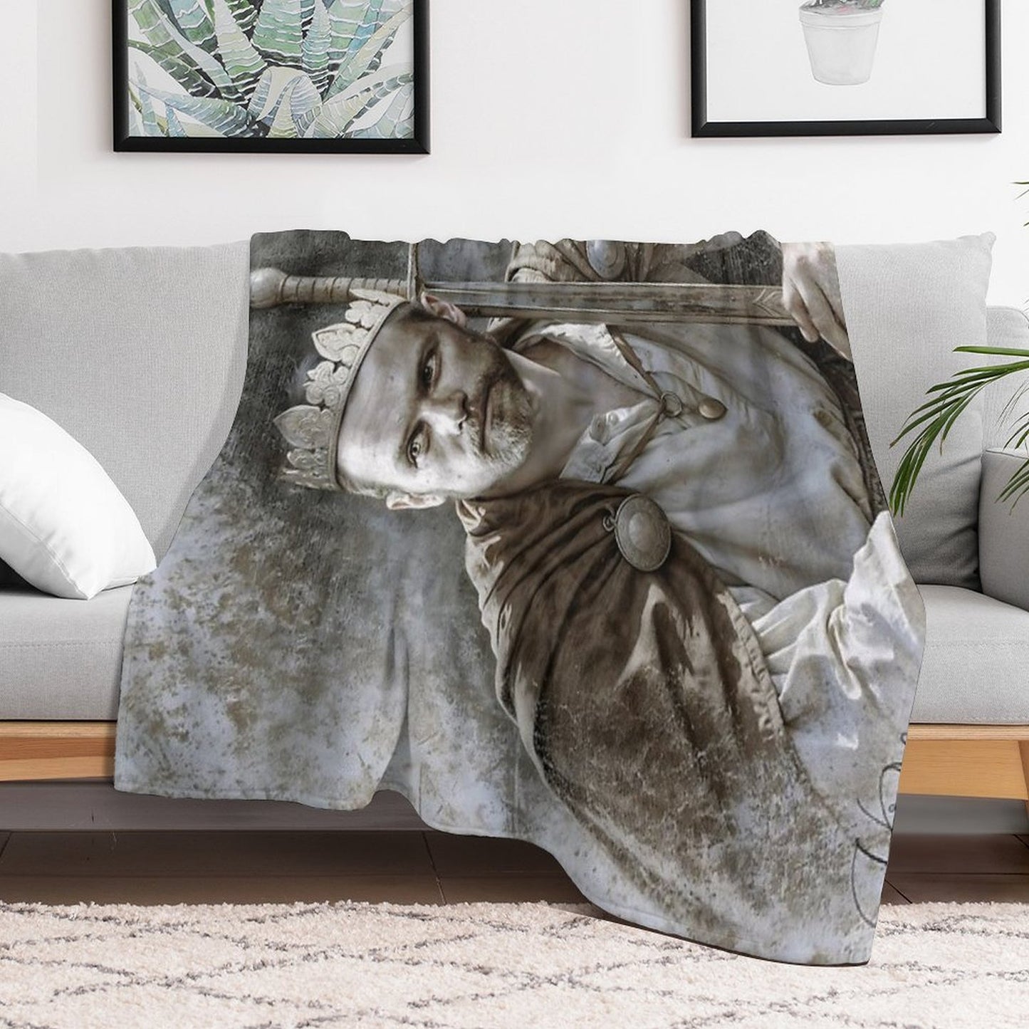 The Tragedy of A King Throw Blanket