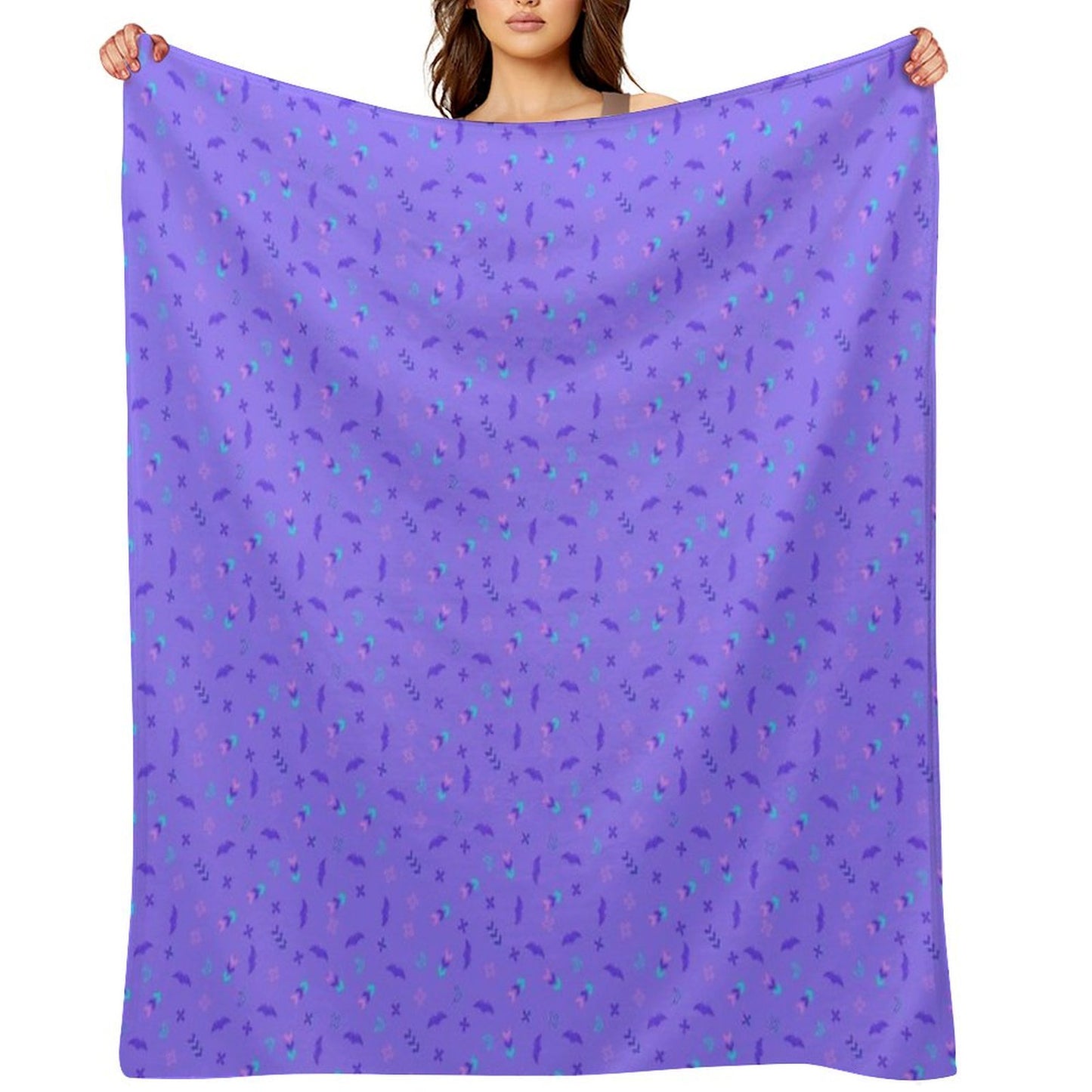 Koops Glitch Pattern Throw Blanket