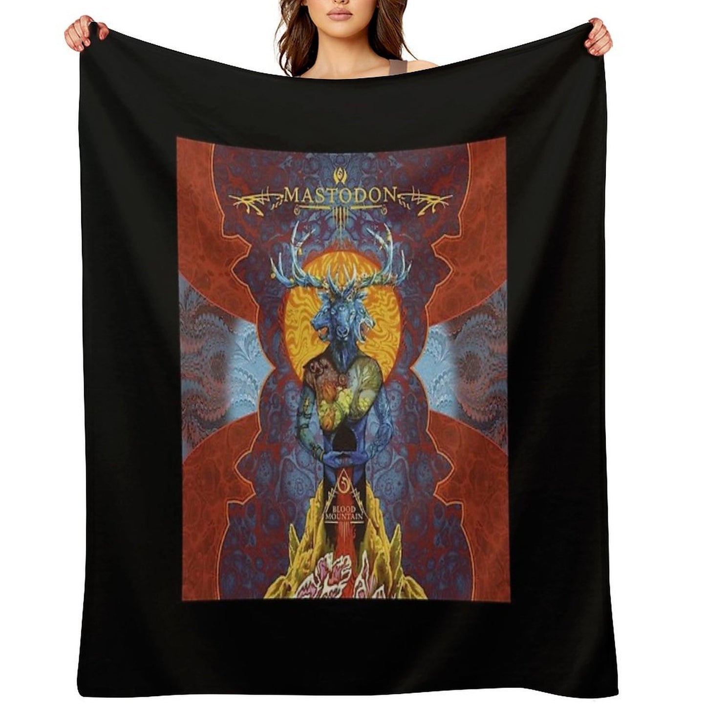 Mastodon - Blood Mountain ALBUM 2006 Throw Blanket