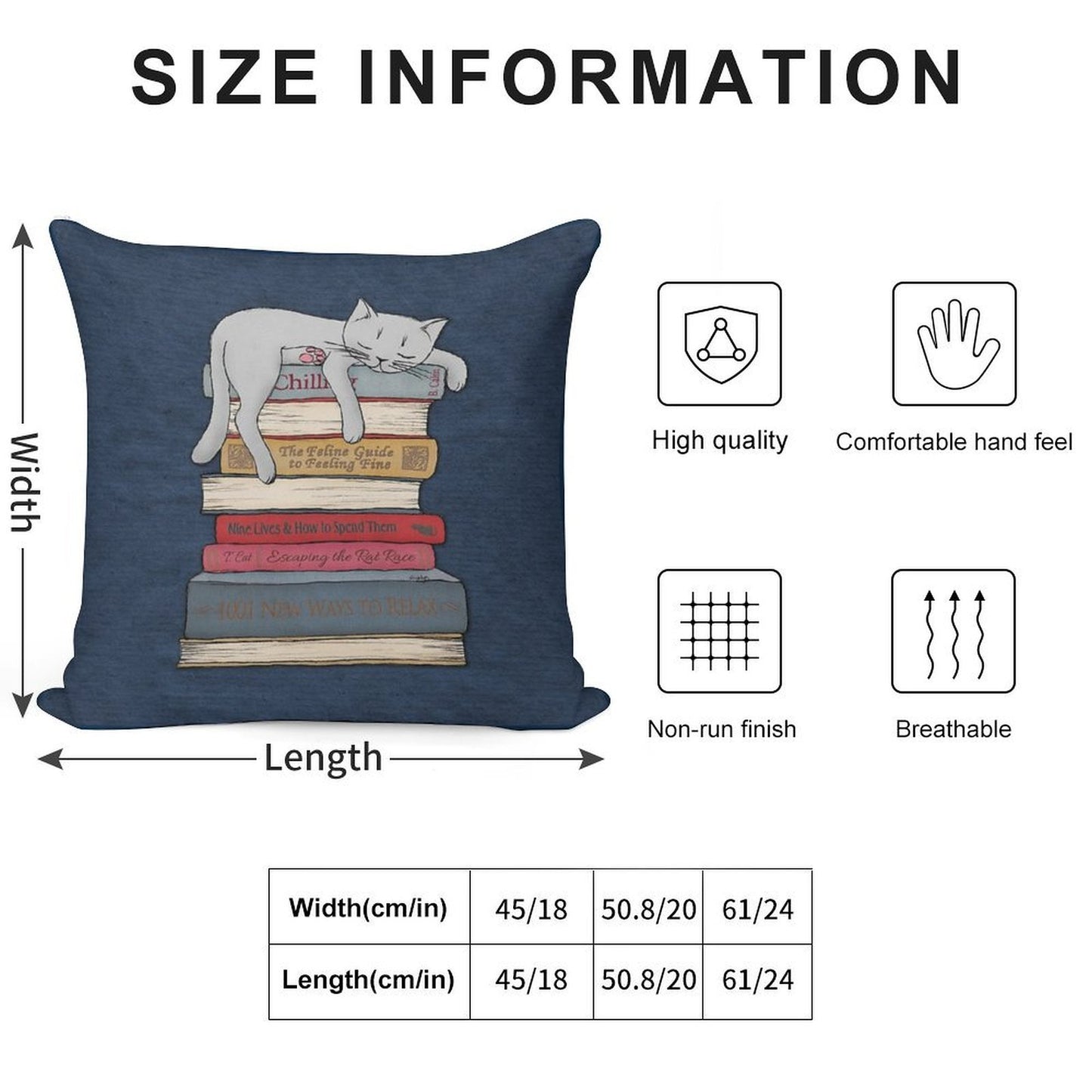 How to Chill Like A Cat Soft Multiple Sizes Throw Pillow