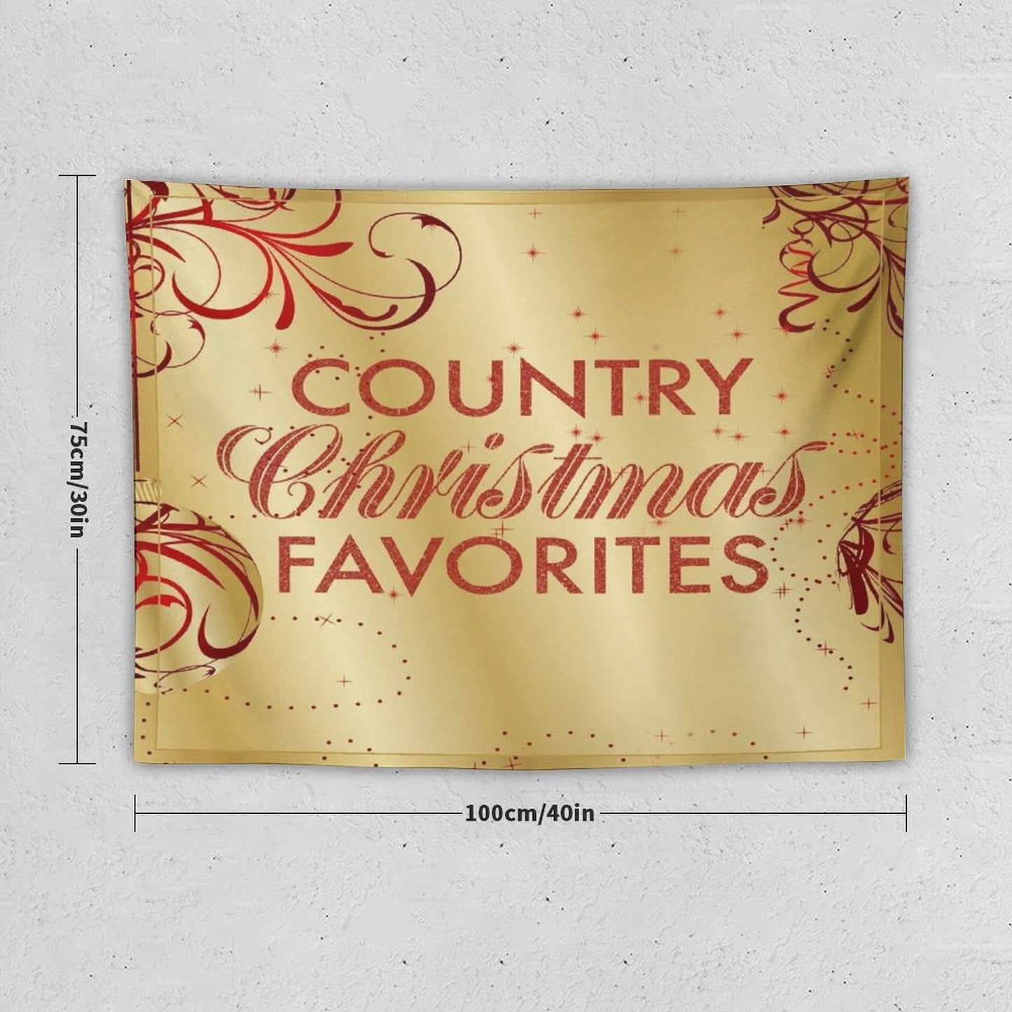 Country Christmas Favorites Tapestry