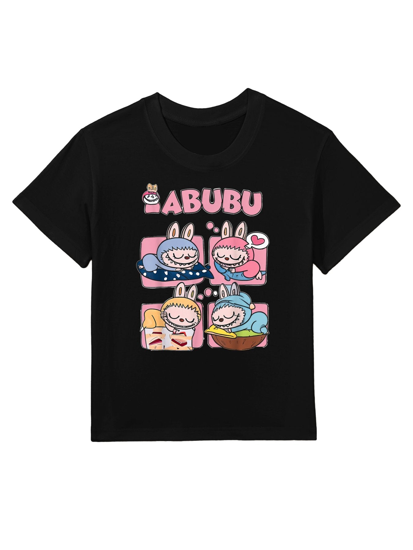 Cute Labubu The Monsters Funny Labubu Lover Men Kids T-Shirt