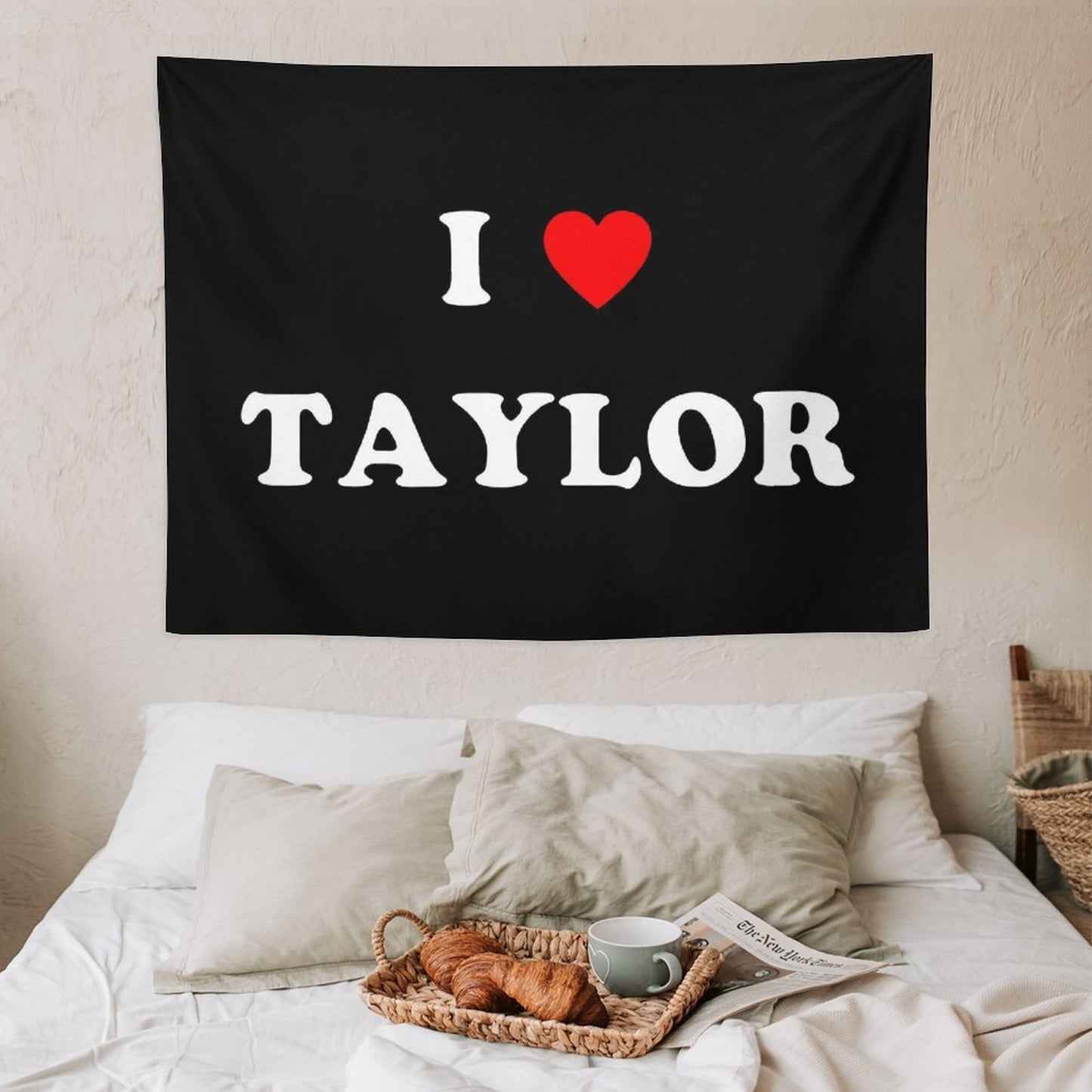 I Love Heart Taylor Swift Tapestry