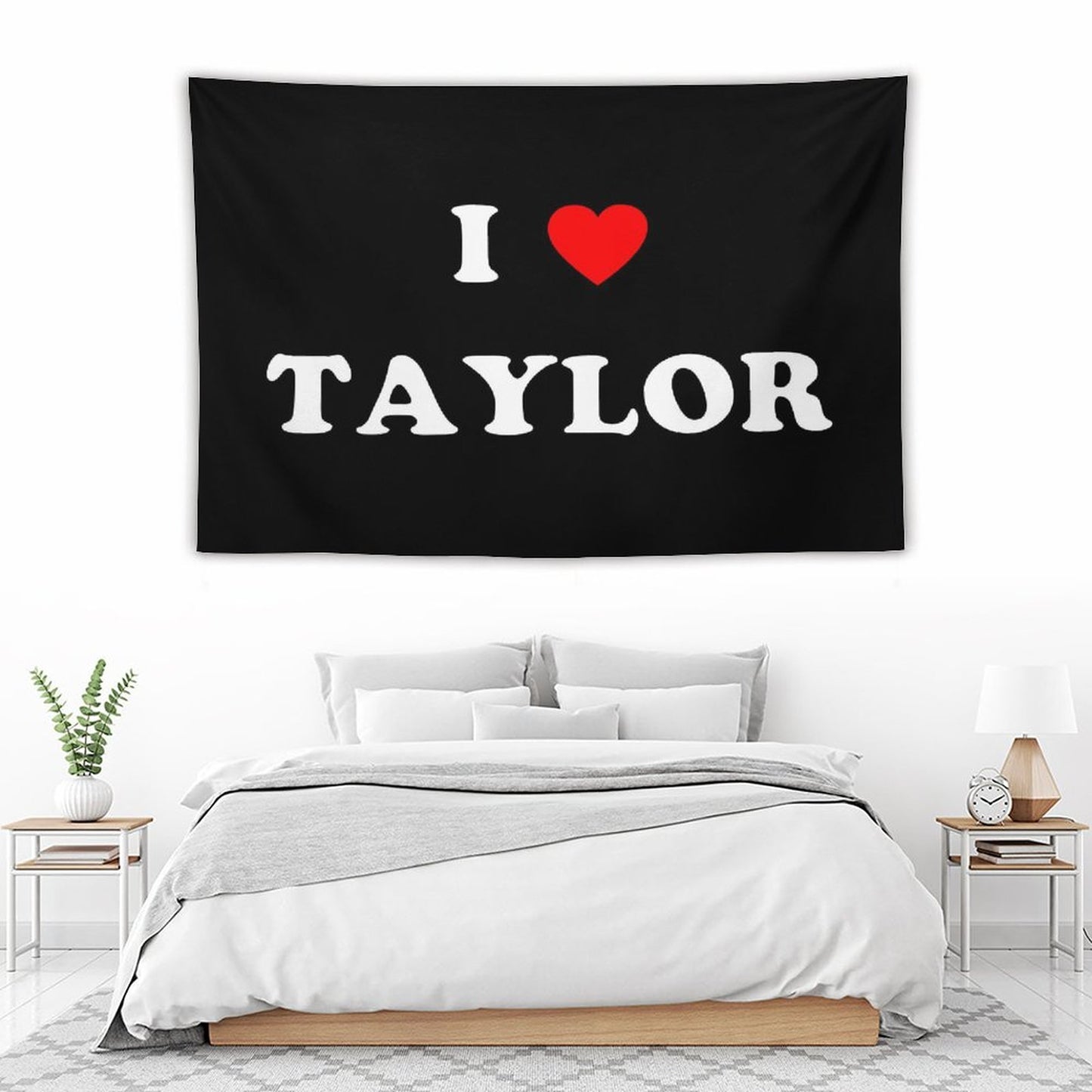 I Love Heart Taylor Swift Tapestry