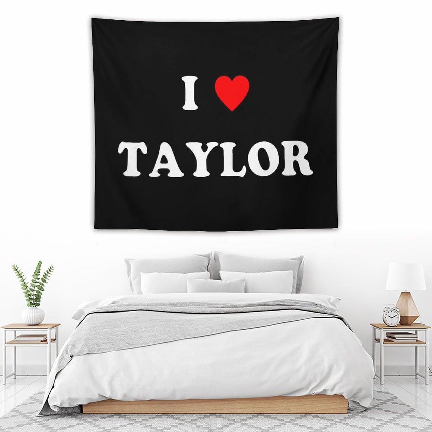 I Love Heart Taylor Swift Tapestry