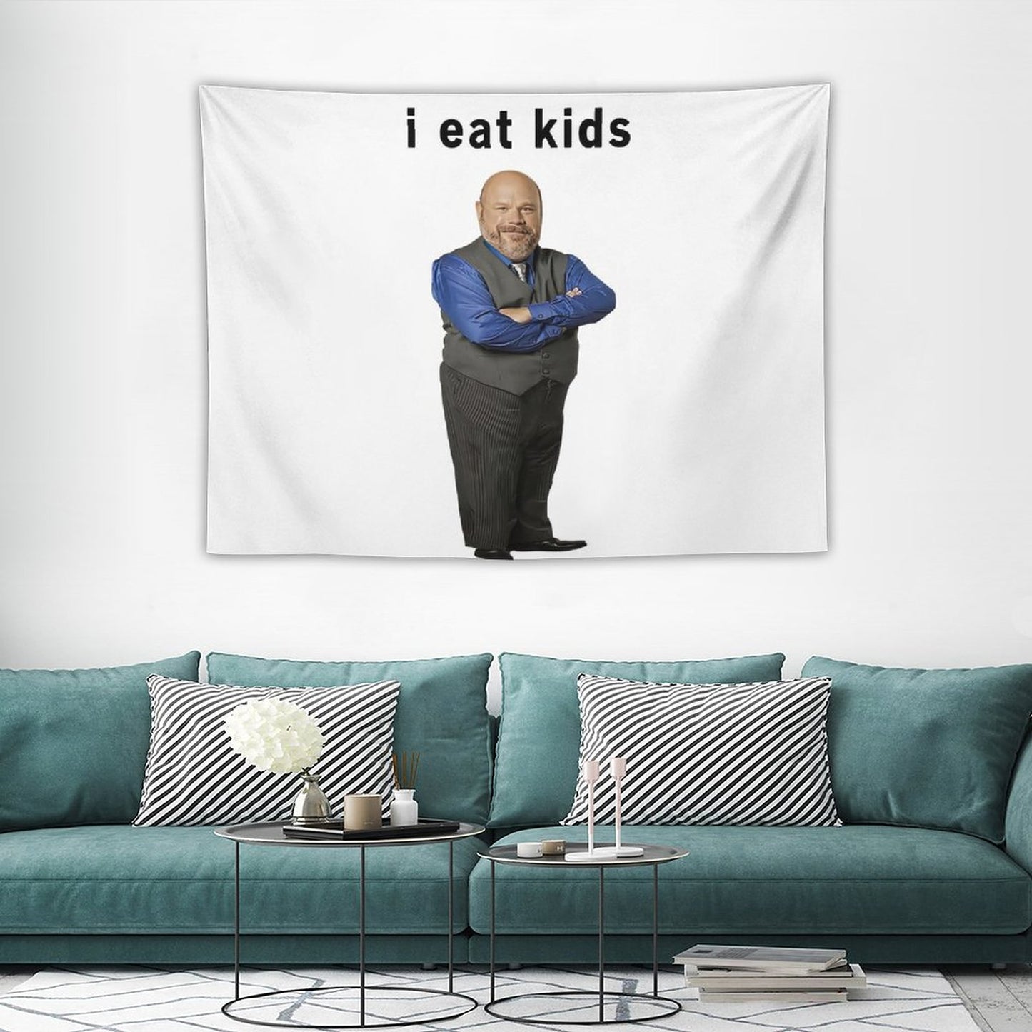 I Eat Kids Bertram Tapestry