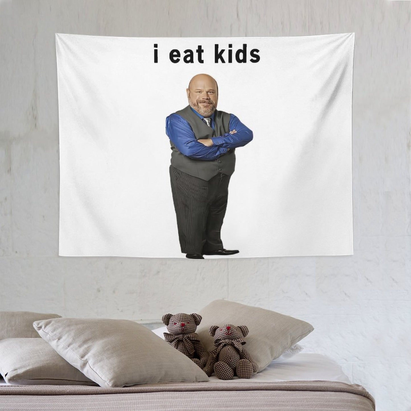 I Eat Kids Bertram Tapestry