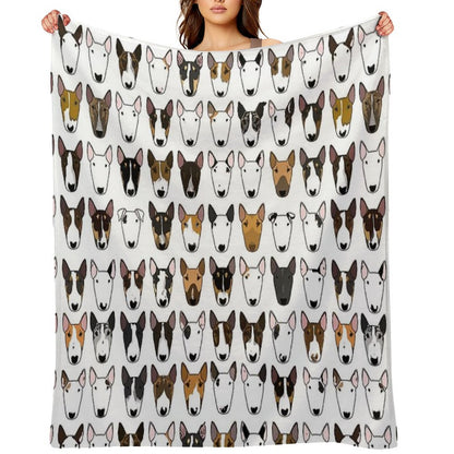 A Metre Of Bullies Throw Blanket