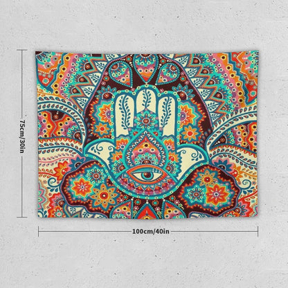 Hamsa Hand Tapestry