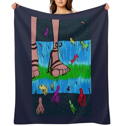 Day Dreaming Throw Blanket