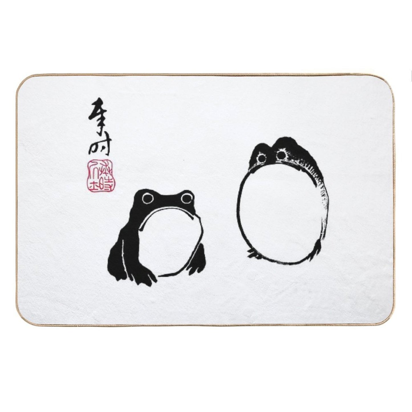 Matsumoto Hoji Frogs Bath Mat
