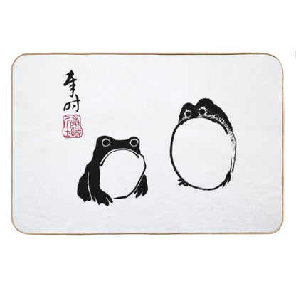 Matsumoto Hoji Frogs Bath Mat