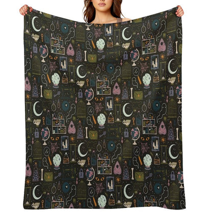 Haunted Attic Throw Blanket