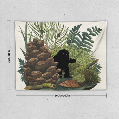 Tiny Sasquatch Tapestry