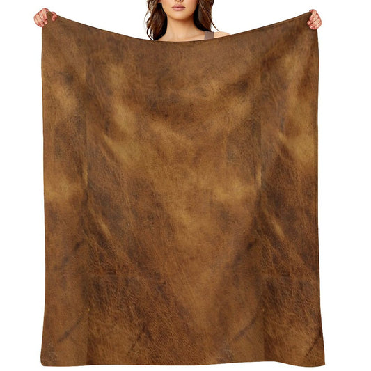 Leather Throw Blanket