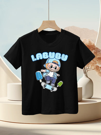 Labubu Lover Cute Labubu The Monsters Men Women Boy Girl Kids T-Shirt