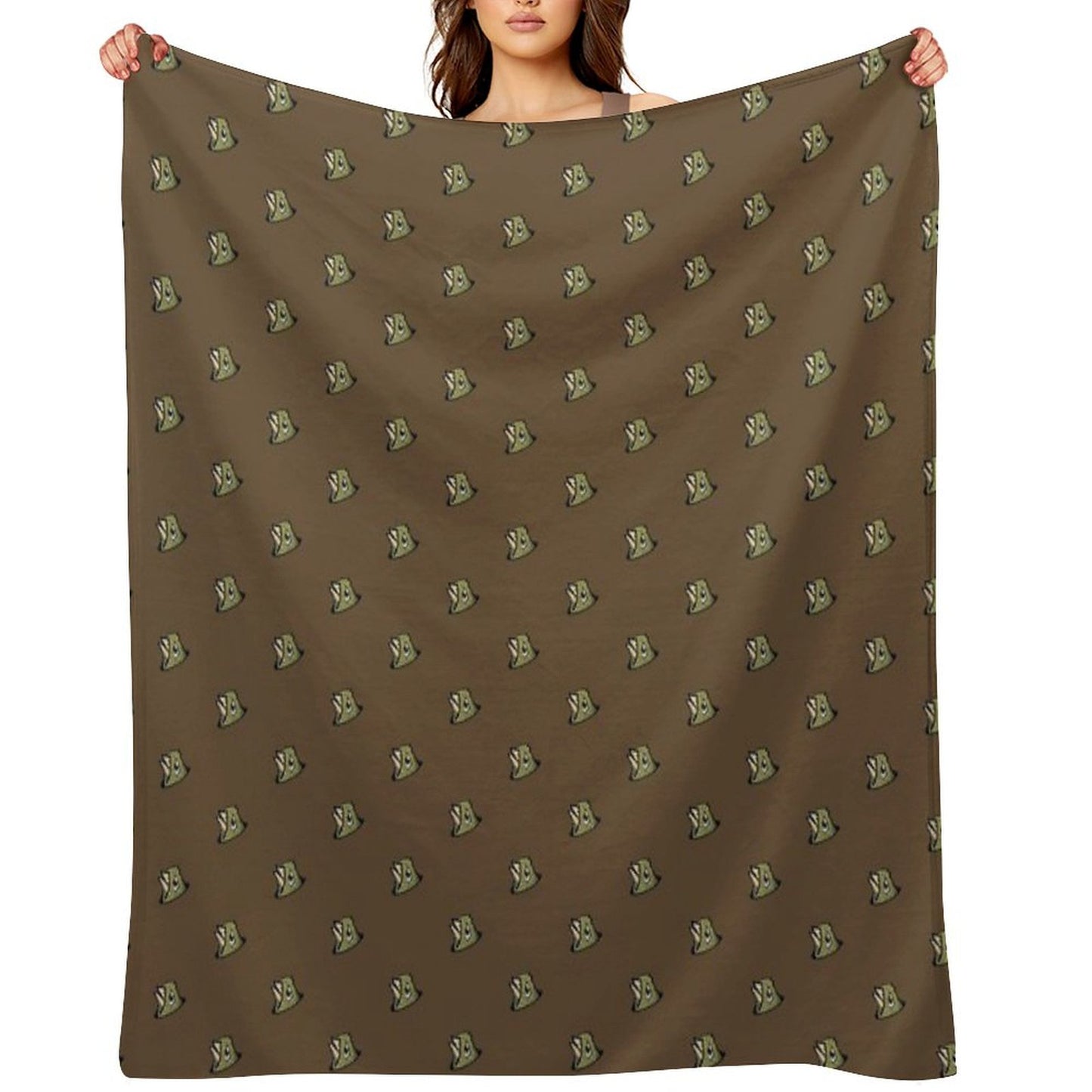 Peeping Throw Blanket