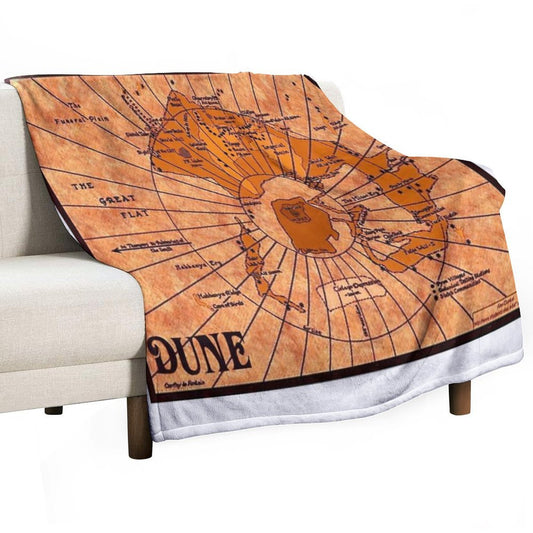 DUNE Map Throw Blanket