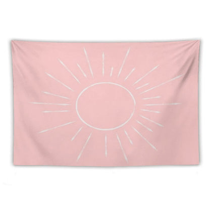 Sunshine on My Mind Pink Tapestry