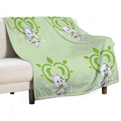 Dendro Archon. Genshin Impact. Nahida Throw Blanket