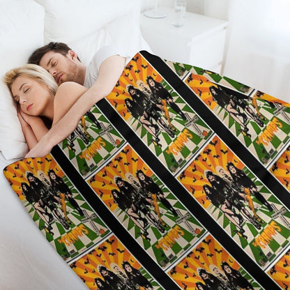 The Cramp's Halloween Throw Blanket