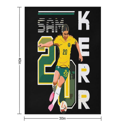 Sam Kerr Throw Blanket