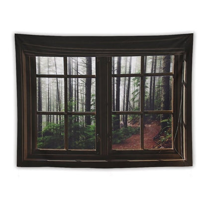 Forest Window Tapestry