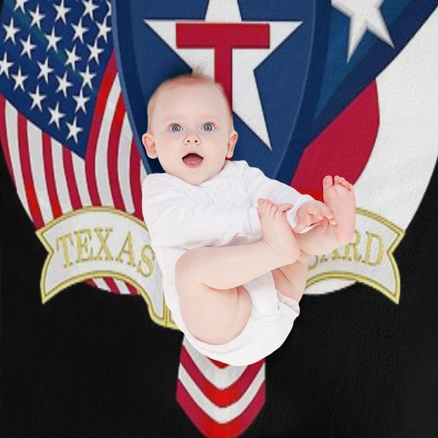 Texas State Guard Throw Blanket