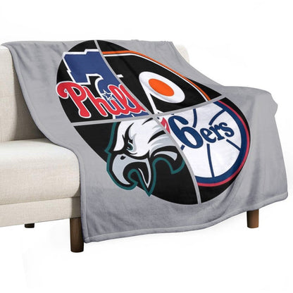 Philadelphia Sports Quad Throw Blanket