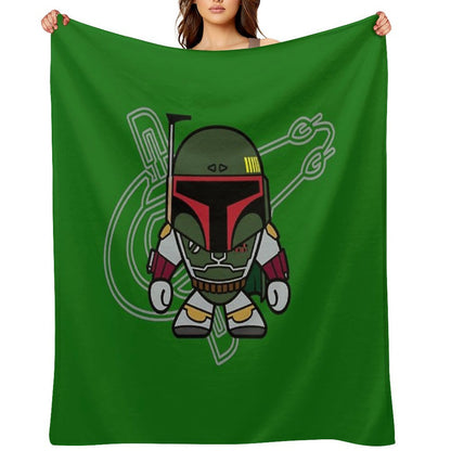 Boba Fett Throw Blanket