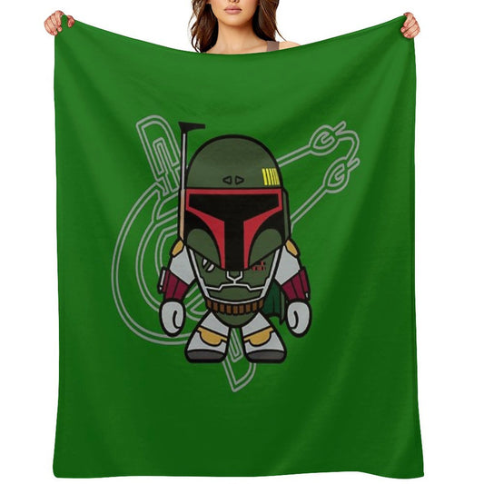 Boba Fett Throw Blanket