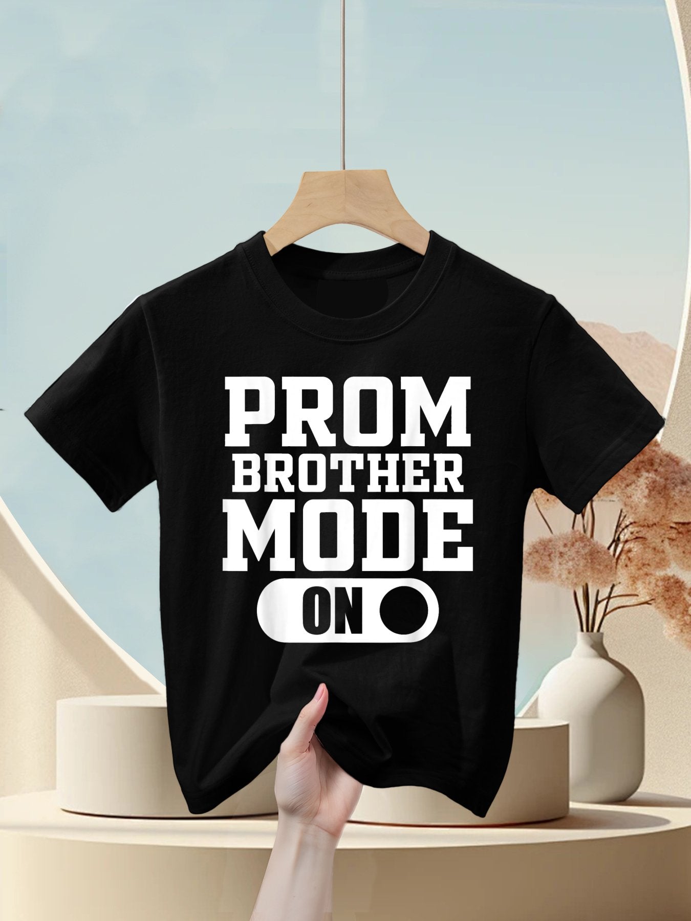 Prom Brother Mode on Senior High School Graduation Party Kids T-Shirt