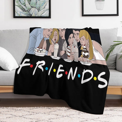 Friends Milkshake Throw Blanket