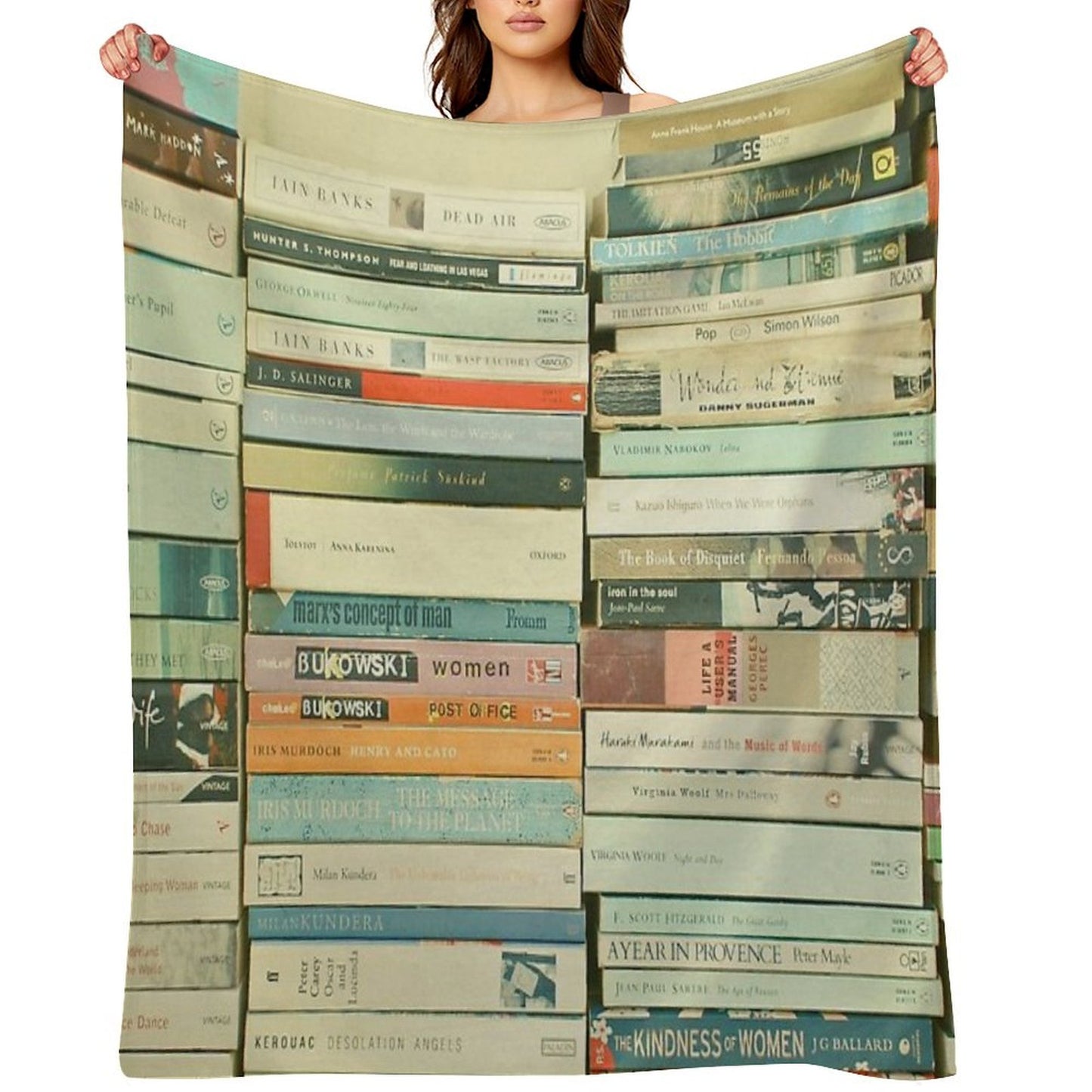 Bookworm Throw Blanket