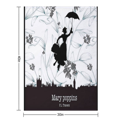 Mary Poppins Throw Blanket
