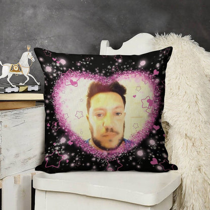 Impractical Jokers Sal Vulcano Kawaii Cutesy Edit Meme Linen Throw Pillow Cover
