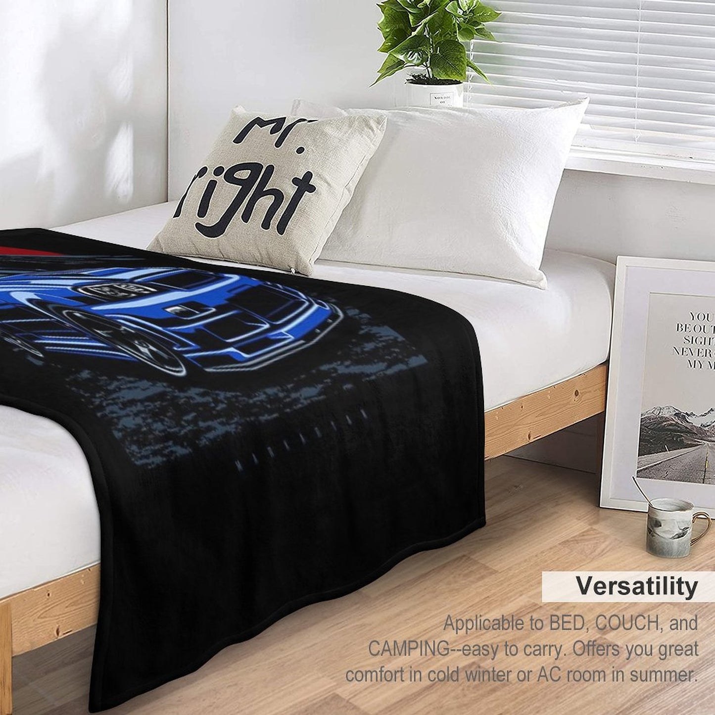 Skyline GTR R34 Throw Blanket