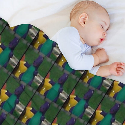 Old Barney Doll Throw Blanket