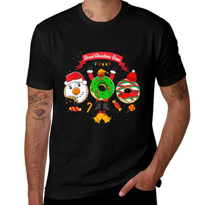 Donut Christmas Squad Pastry Chef Holiday Baking Donuts  Durable T-Shirt