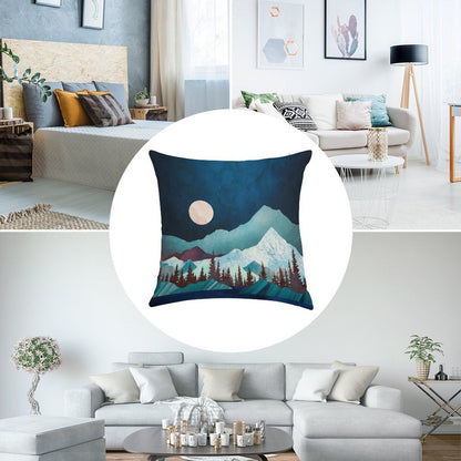Moon Bay Linen Throw Pillow Cover