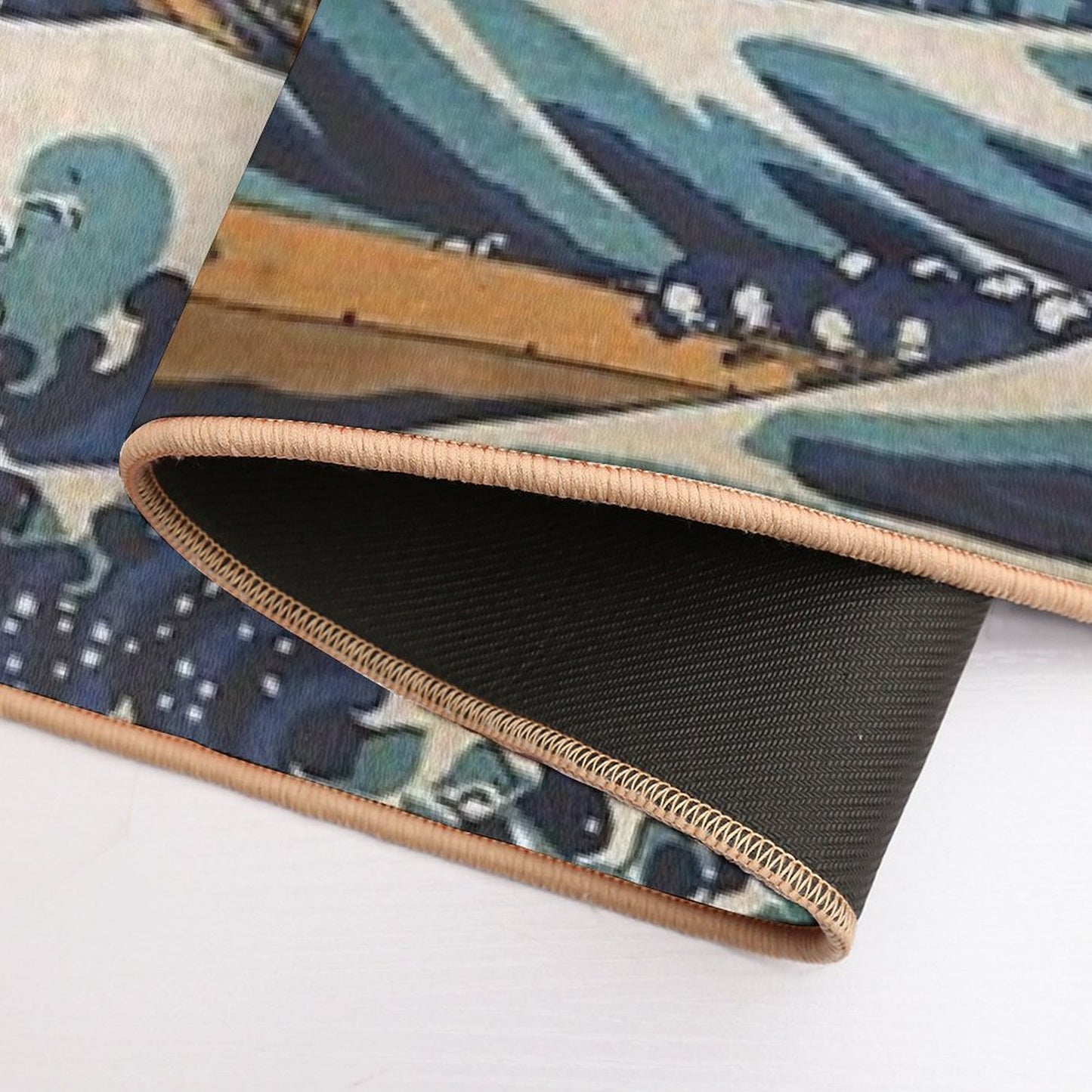 The Great Wave Off Kanagawa Bath Mat