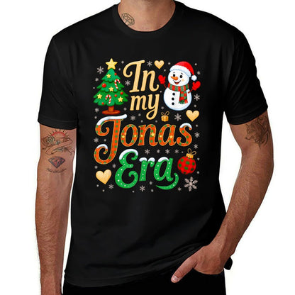 in My Jonas Era Funny Jonas Heart Christmas Men Women  Oversized Silhouette T-Shirt