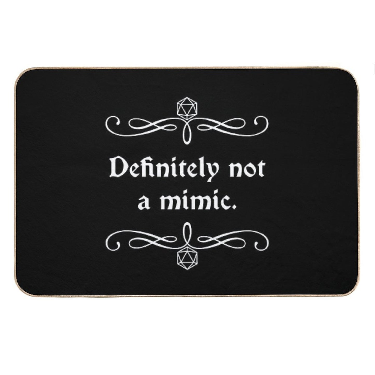 Definitely Not A Mimic Bath Mat