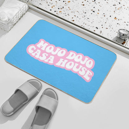 Blue Pink Mojo Dojo Casa House Bath Mat