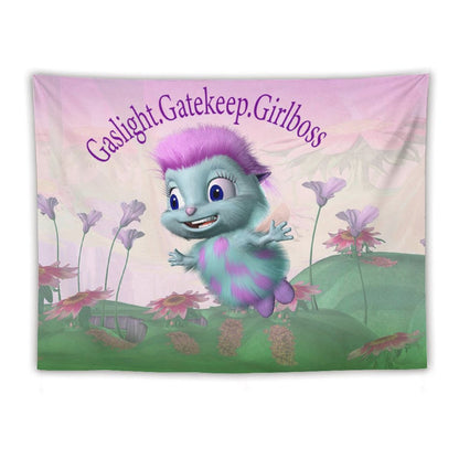 Bibble Gaslight Gatekeep Girlboss Tapestry