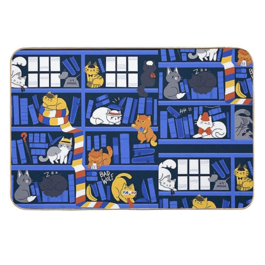 Library Box Who  Dirt-Trapping Bath Mat