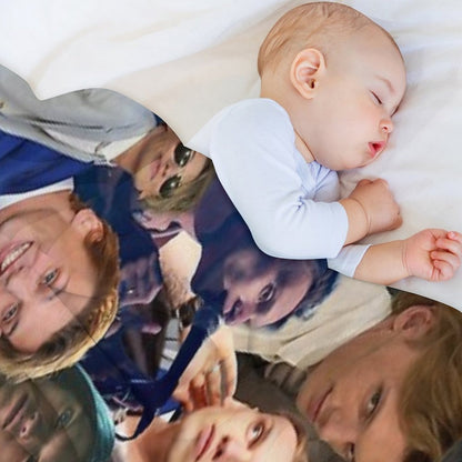 Jamie Campbell Bower Photo Collage Throw Blanket