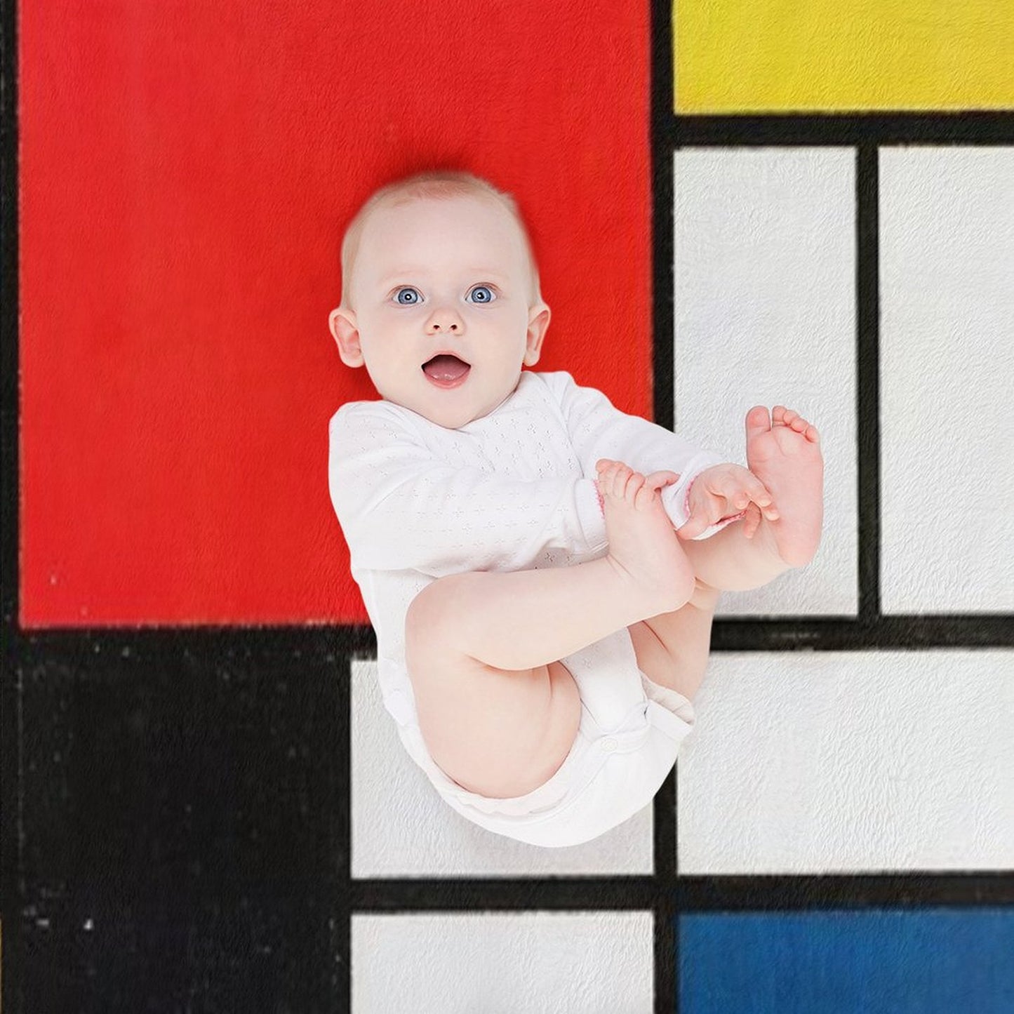 Piet Mondrian Throw Blanket